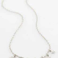 Pilgrim Accessories Regina Seven Mini Stars Silver Pendant Necklace