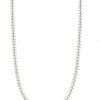 Pilgrim Accessories Talia Flat Snake Chain Silver Necklace