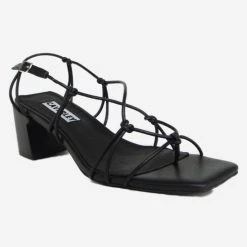 Caverley Magnolia Multi Strappy Black Heel Accessories