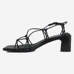 Caverley Magnolia Multi Strappy Black Heel Accessories