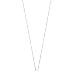 Pilgrim Tessa Preciosa Crystals On Small Silver Circle Pendant Necklace