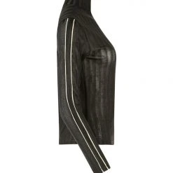 Coop Racing Ahead Black Skivy Old Stripe Sleeve Rib Top