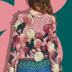 Coop Whatever Frill Be Pink Zinnia Garden Blouse Fashion 9 Coop Whatever Frill Be Pink Zinnia Garden Blouse Fashion
