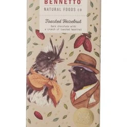 Bennetto Home & Beauty Fairtrade Chocolate Toasted Hazelnut (Stone) 100gm