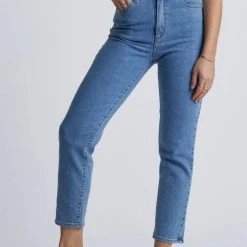 Abrand Jeans A 94 High Slim Georgia Blue Denim Jean