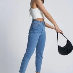 Abrand Jeans A 94 High Slim Georgia Blue Denim Jean