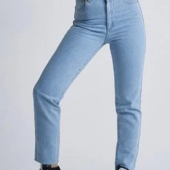 Abrand Jeans Fashion A 94 High Slim Walk Away Pale Blue Denim Jean