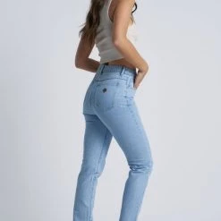 Abrand Jeans Fashion A 94 High Slim Walk Away Pale Blue Denim Jean