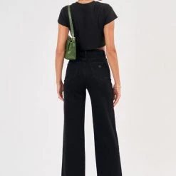 Abrand Jeans Fashion A 94 High Wide Dead Of Night Jet Black Denim Jean