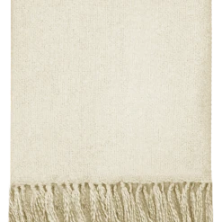 Mulberi Cushion, Throws & Linen Serenade Acrylic Throw Neutral 125x150cm