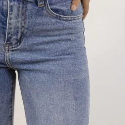 Among The Brave Stella Light Blue Slim Leg Denim Jean