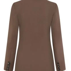 Ivy + Jack Mason Truffle Crepe Boyfriend Blazer