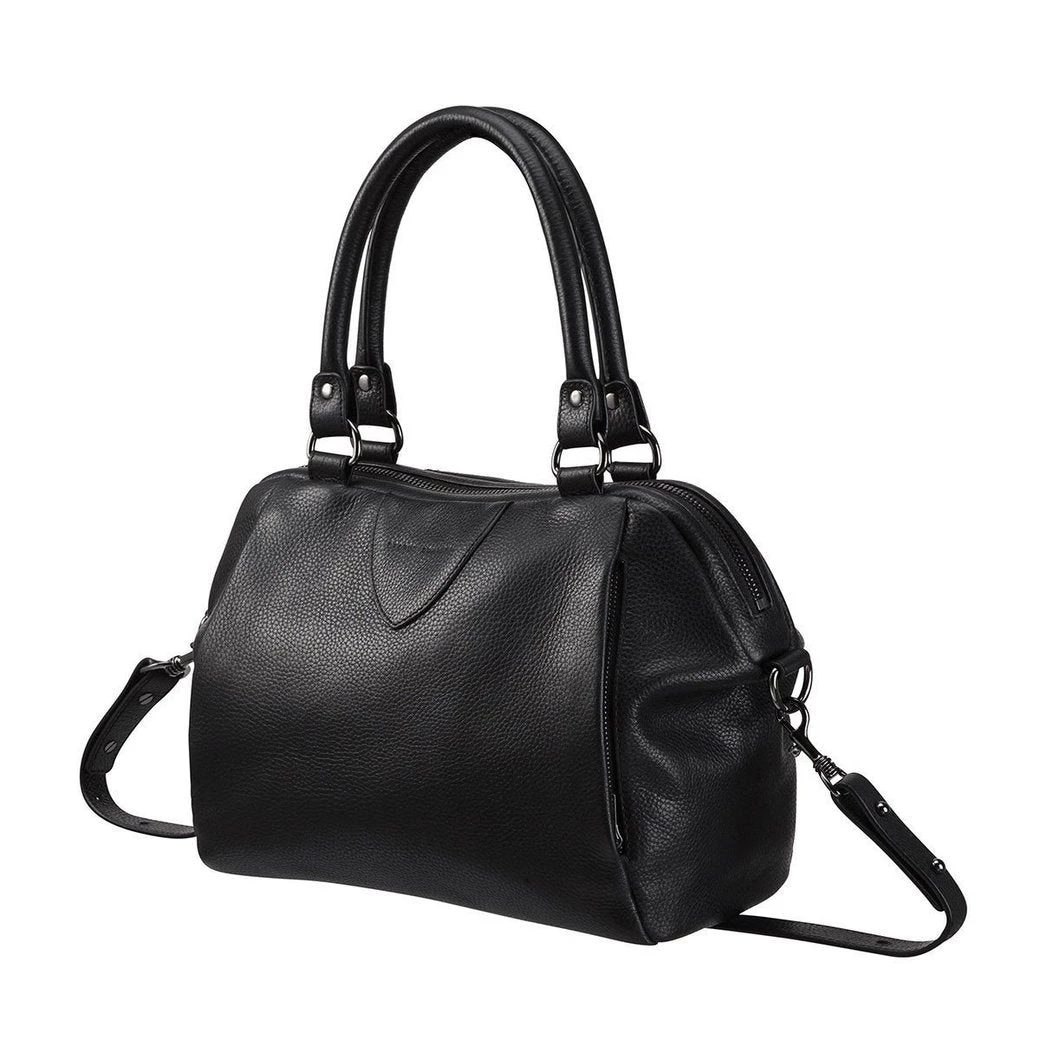 Status Anxiety Accessories Force Of Being Black Leather Handbag 3 Status Anxiety Accessories Force Of Being Black Leather Handbag