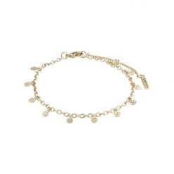 Pilgrim Panna Gold Plated Charm Bracelet