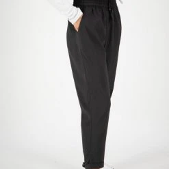 Among The Brave Warrior Black Relaxed Drapey Drawstring Elastic Cuff Pant Fashion 8 Among The Brave Warrior Black Relaxed Drapey Drawstring Elastic Cuff Pant Fashion