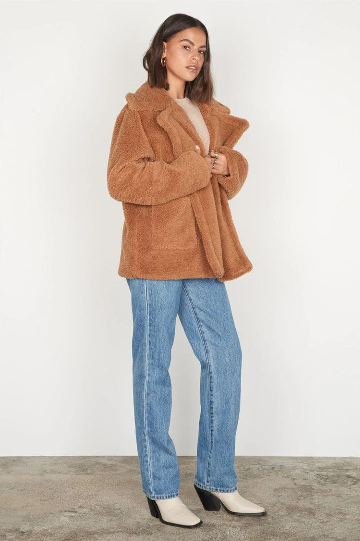 Esmaee Elsewear Toffee Double Breasted Teddy Jacket Fashion 5 Esmaee Elsewear Toffee Double Breasted Teddy Jacket Fashion