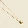 Brie Leon 925 Row Drop Gold Necklace