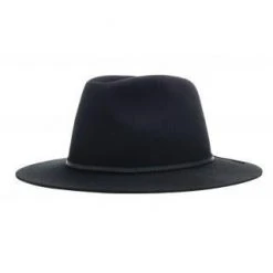 Brixton Accessories Wesley Fedora Black Wool Felt Hat