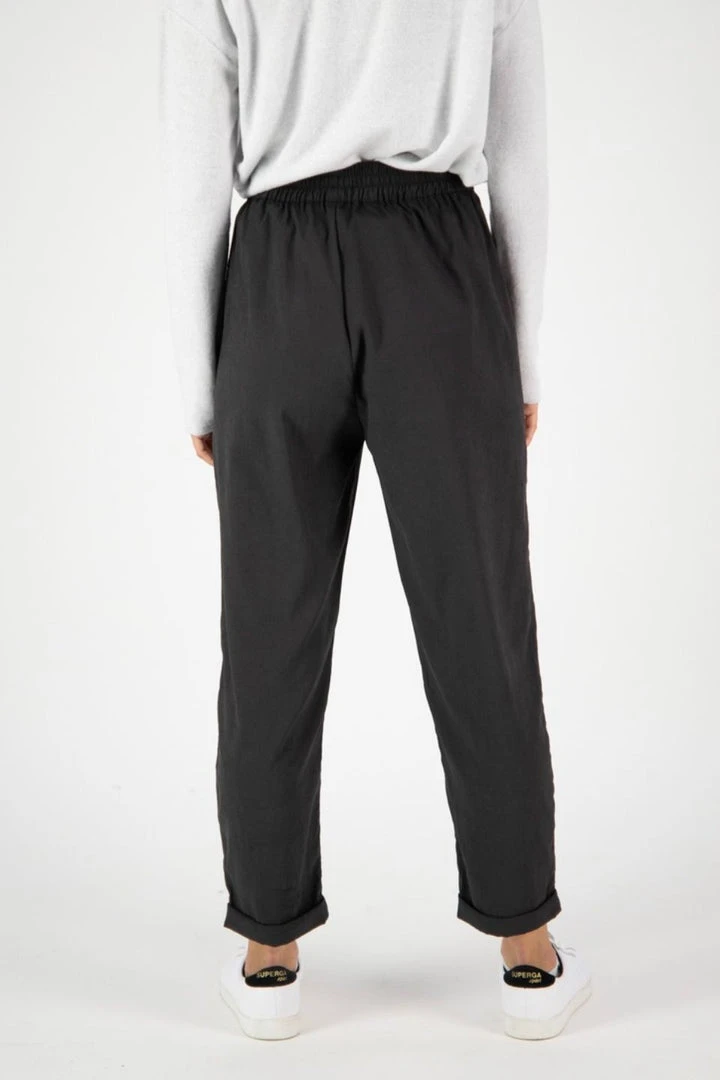 Among The Brave Warrior Black Relaxed Drapey Drawstring Elastic Cuff Pant Fashion 6 Among The Brave Warrior Black Relaxed Drapey Drawstring Elastic Cuff Pant Fashion