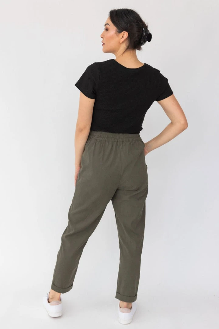 Among The Brave New Love Army Drapey Drawstring Tapered Cuffed Pant Fashion 6 Among The Brave New Love Army Drapey Drawstring Tapered Cuffed Pant Fashion