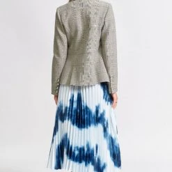 We Are The Others Fashion The Blue Check Fitted Blazer