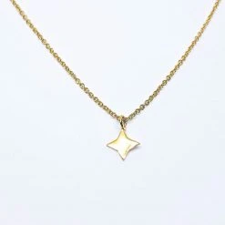 Audrey Loves Ruby Square Star Necklace 7 Audrey Loves Ruby Square Star Necklace