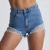Abrand Jeans Fashion A High Relaxed Salty Blue Ripped Denim Shorts 1 Abrand Jeans Fashion A High Relaxed Salty Blue Ripped Denim Shorts