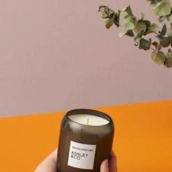 Ashley+Co Natural Waxed Parakeets + Pearls Perfume Candle Home & Beauty