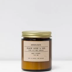 Amberjack Black Rose 150gm Candle