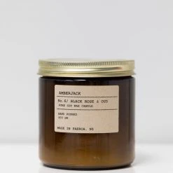 Amberjack Home Fragrance Black Rose 400gm Candle