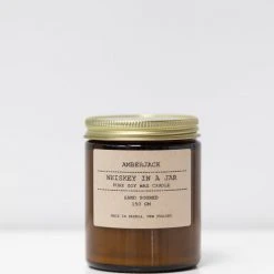 Amberjack Whiskey In A Jar 150gm Candle Home Fragrance