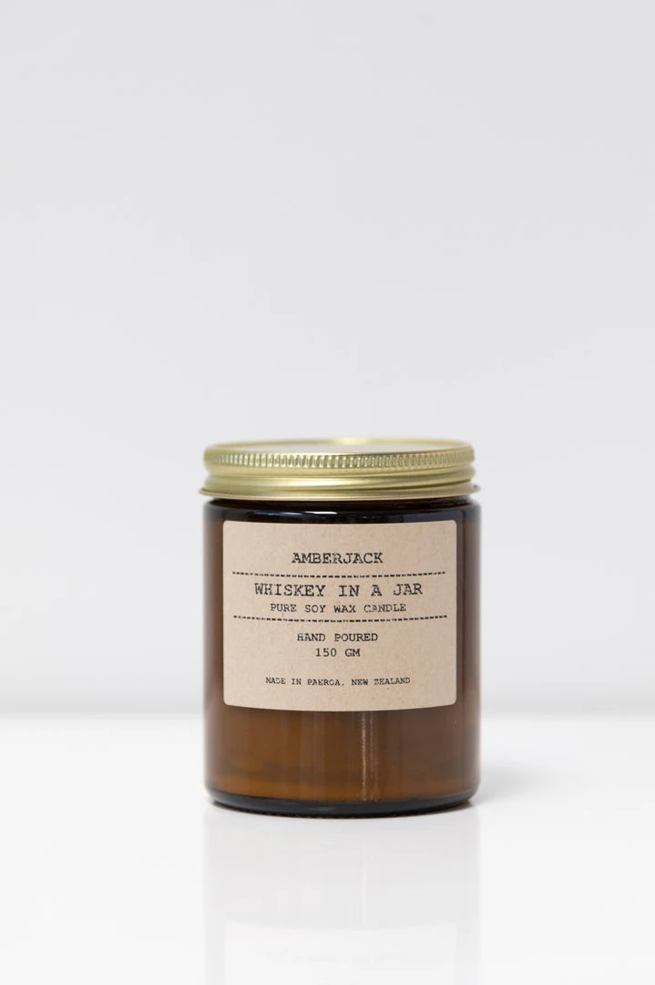 Amberjack Whiskey In A Jar 150gm Candle Home Fragrance 3 Amberjack Whiskey In A Jar 150gm Candle Home Fragrance