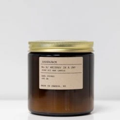 Amberjack Whiskey In A Jar 400gm Candle