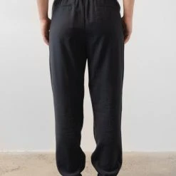 Among The Brave Fast Track Black Elastic Waist Tapered Cupro Jogger Fashion