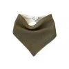 Pretty Kiwi Home & Beauty Bandana Bib Olive Linen
