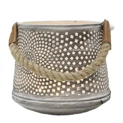Le Forge Lantern Dubai Small Grey White