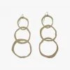 Flo Gives Back 15% To Women In Need Accessories Linked Gold Circle Earrings