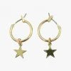 Flo Gives Back Star Sleeper Earrings Gold Accessories