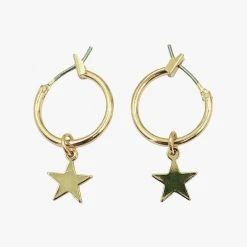Flo Gives Back Star Sleeper Earrings Gold Accessories
