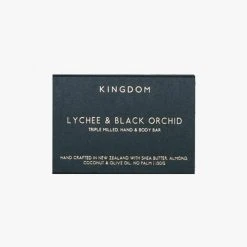 Kingdom Hand + Body Bar Lychee + Black Orchid 130g Makeup & Skincare