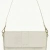 Brie Leon Accessories Isabel Stone Lizard Bag With Chain