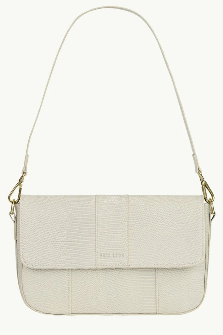 Brie Leon Accessories Isabel Stone Lizard Bag With Chain 3 Brie Leon Accessories Isabel Stone Lizard Bag With Chain