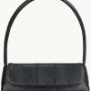 Brie Leon Camille Black Snake Skin Bag