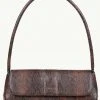 Brie Leon The Camille Dark Brown Snake Bag 1 Brie Leon The Camille Dark Brown Snake Bag
