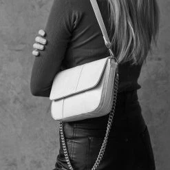 Brie Leon Accessories Isabel Stone Lizard Bag With Chain 9 Brie Leon Accessories Isabel Stone Lizard Bag With Chain