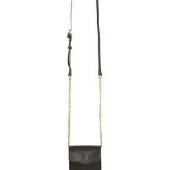 Coop Buckle The Trend Plain Black Crossbody Bag Accessories