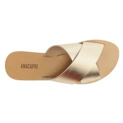 Anacapri Flat Cross Light Gold Slide Accessories