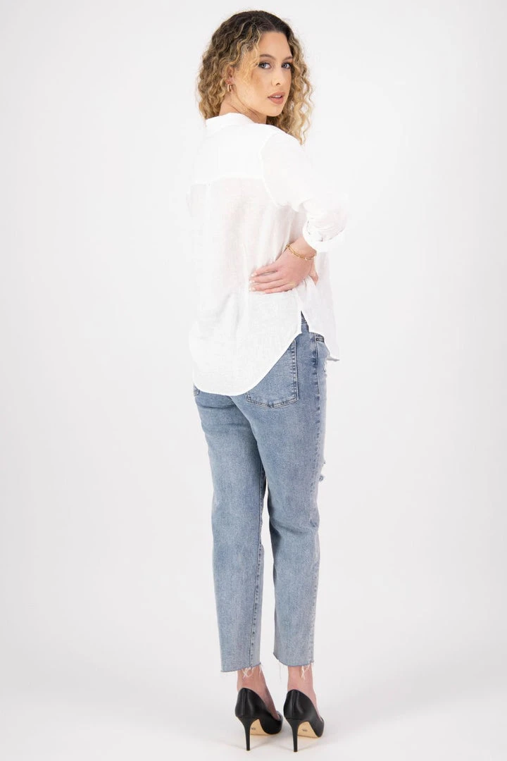 Ivy + Jack Ultimate White Linen Shirt 5 Ivy + Jack Ultimate White Linen Shirt