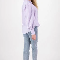 Among The Brave Fashion Hero Lilac Linen Pintuck LS Puff Sleeve Shirt 9 Among The Brave Fashion Hero Lilac Linen Pintuck LS Puff Sleeve Shirt