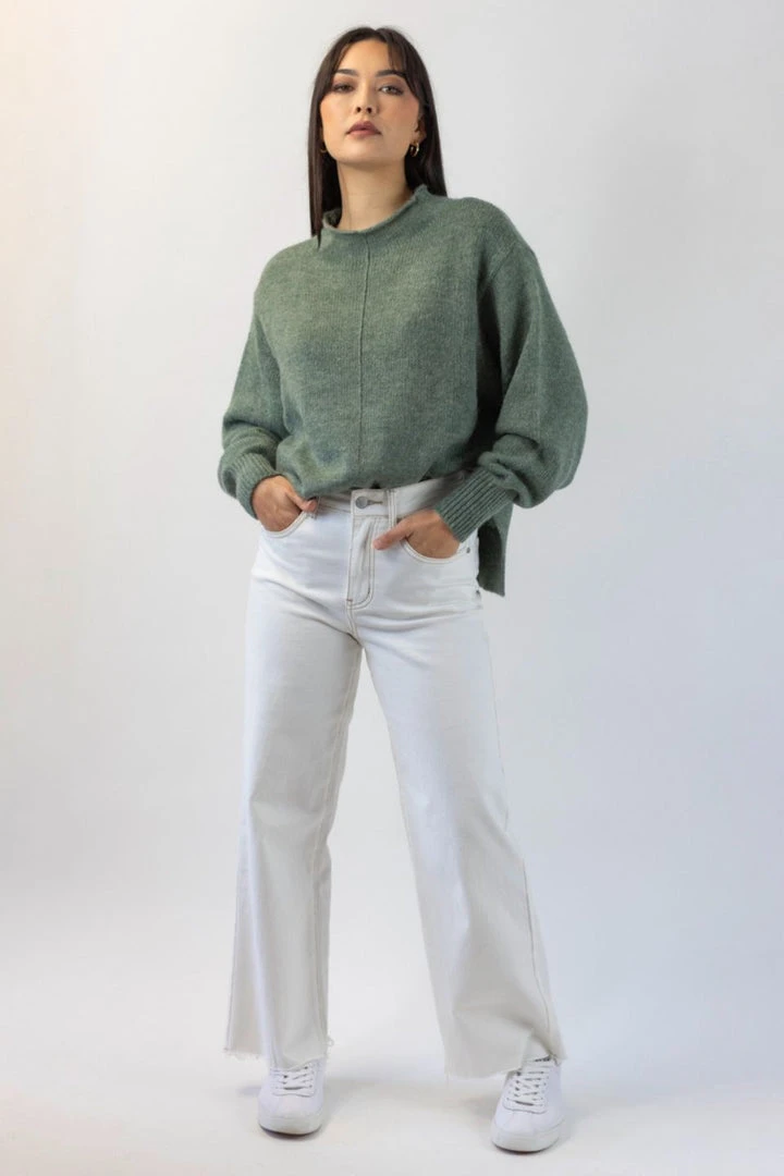 Among The Brave Famous Soft Khaki Mohair Blend Boxy Funnel Neck Knit Fashion 3 Among The Brave Famous Soft Khaki Mohair Blend Boxy Funnel Neck Knit Fashion